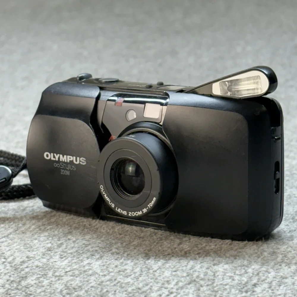 Olympus Infinity Stylus Zoom 35mm Film Camera Point & Shoot TESTED